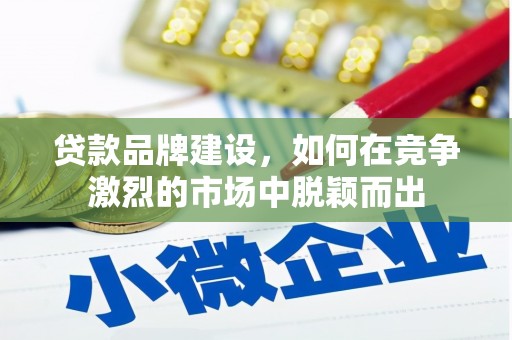 安化贷款品牌建设，如何在竞争激烈的市场中脱颖而出