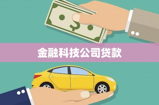 安化金融科技公司贷款