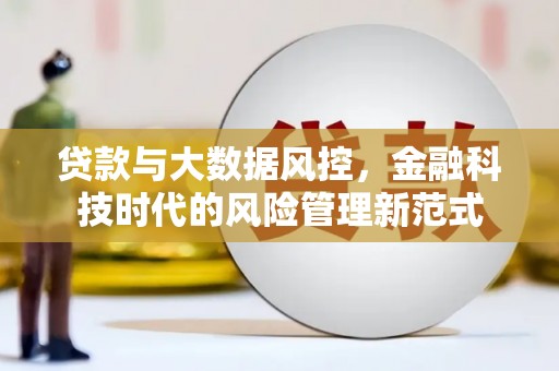 安化贷款与大数据风控，金融科技时代的风险管理新范式