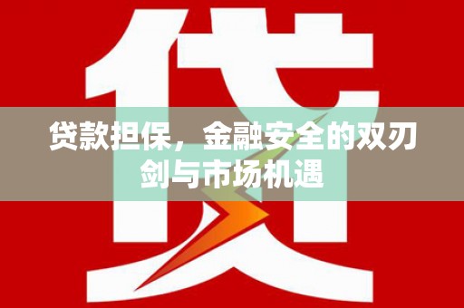安化贷款担保，金融安全的双刃剑与市场机遇