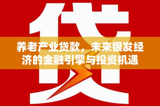 安化养老产业贷款，未来银发经济的金融引擎与投资机遇