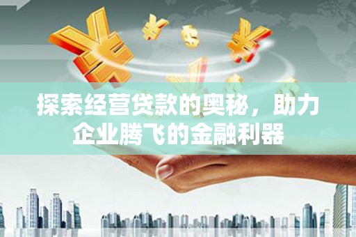 安化探索经营贷款的奥秘，助力企业腾飞的金融利器