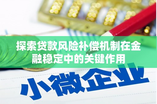 安化探索贷款风险补偿机制在金融稳定中的关键作用