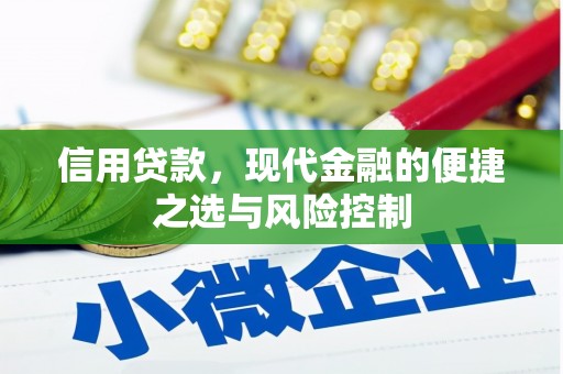 安化信用贷款，现代金融的便捷之选与风险控制