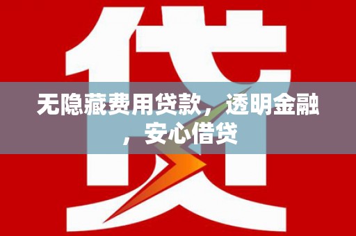 安化无隐藏费用贷款，透明金融，安心借贷