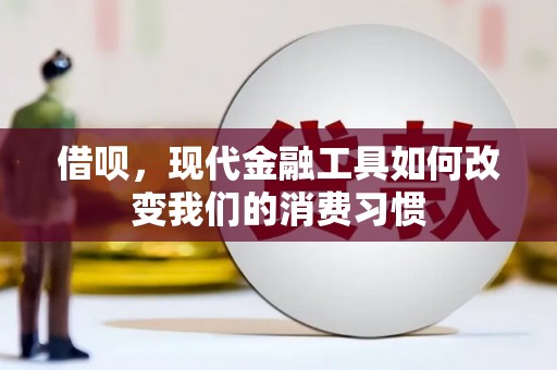 安化借呗，现代金融工具如何改变我们的消费习惯