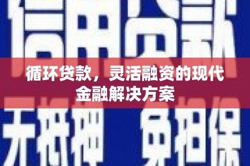 安化循环贷款，灵活融资的现代金融解决方案