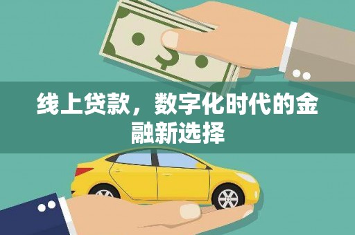 安化线上贷款，数字化时代的金融新选择