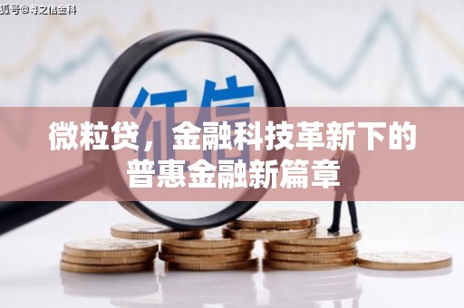 安化微粒贷，金融科技革新下的普惠金融新篇章