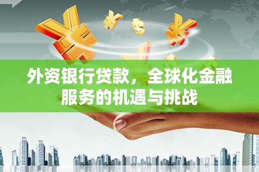 安化外资银行贷款，全球化金融服务的机遇与挑战