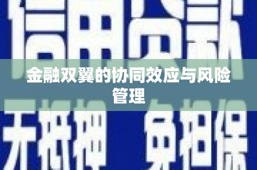 安化金融双翼的协同效应与风险管理