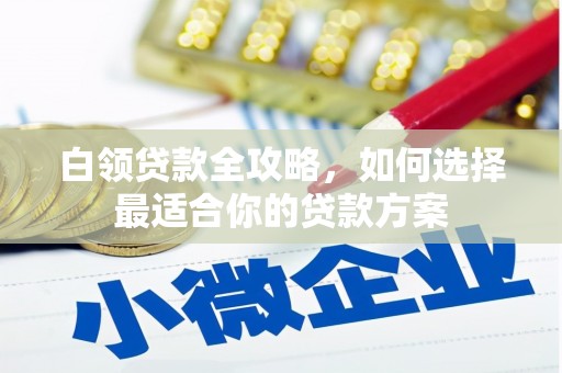 安化白领贷款全攻略，如何选择最适合你的贷款方案
